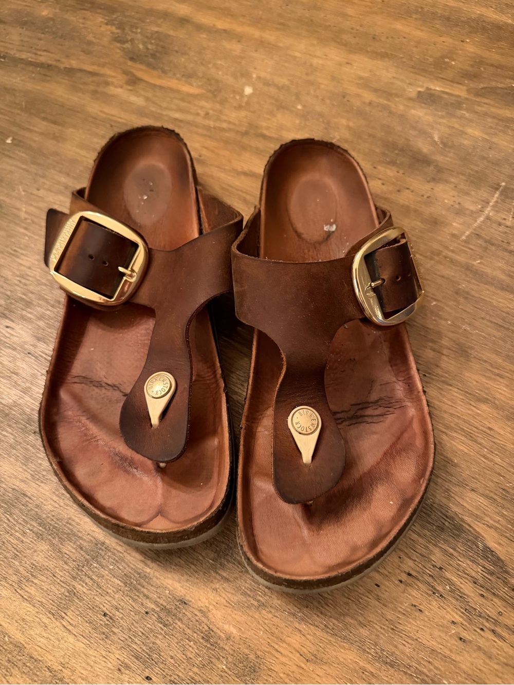 birkenstock gizeh big buckle cognac - Picture 2 of 12
